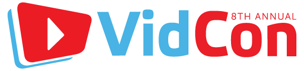 Référencement : logo de la VidCon, un salon de la vidéo en ligne