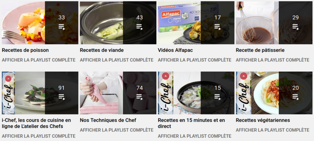 Les marques performantes sur Youtube : l'exemple de L'atelier des Chefs